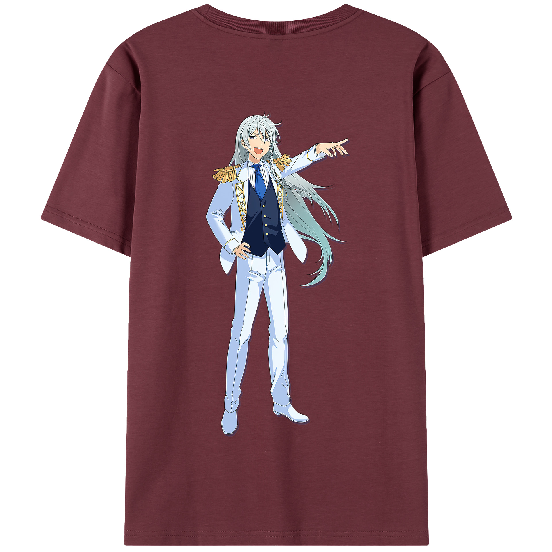 （画像用） あんさんぶるスターズ! Ensemble Stars 綿100％半袖Tシャツ（背面プリント）